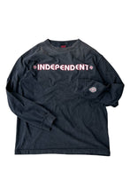画像をギャラリービューアに読み込む, 90&#39;S L/S LOGO SKATEBOARING T-SHIRT / BLACK [SIZE: M USED]
