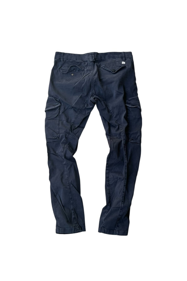 ERGONOMIC FIT CARGO PANTS / NAVY [SIZE: 48 USED]