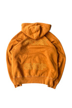 画像をギャラリービューアに読み込む, WORK SHOP MADE IN PORTUGAL LOGO HOODIE SWEATSHIRT / ORANGE [SIZE: 50 USED]
