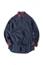 画像をギャラリービューアに読み込む, MADE IN ITALY 11SS L/S BI-COLOR DRES SHIRT / BLACK [SIZE: 41 USED]
