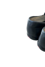画像をギャラリービューアに読み込む, MADE IN ITALY LEATHER SILP-ON SHOES / BLACK [SIZE: 40 (26.5cm相当) USED]
