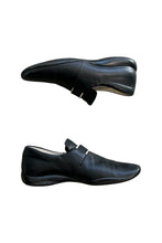 画像をギャラリービューアに読み込む, MADE IN ITALY LEATHER SILP-ON SHOES / BLACK [SIZE: 40 (26.5cm相当) USED]
