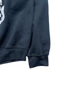 90'S-Y2K LOS FUXXIN'ANGELES MESSAGE SWEATSHIRT / BLACK [SIZE: M USED]