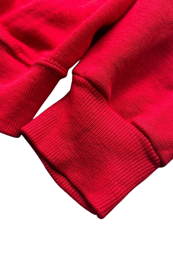 MADE IN USA 90'S MTV HOODIE SWEATSHIRT / RED [SIZE: M USED]