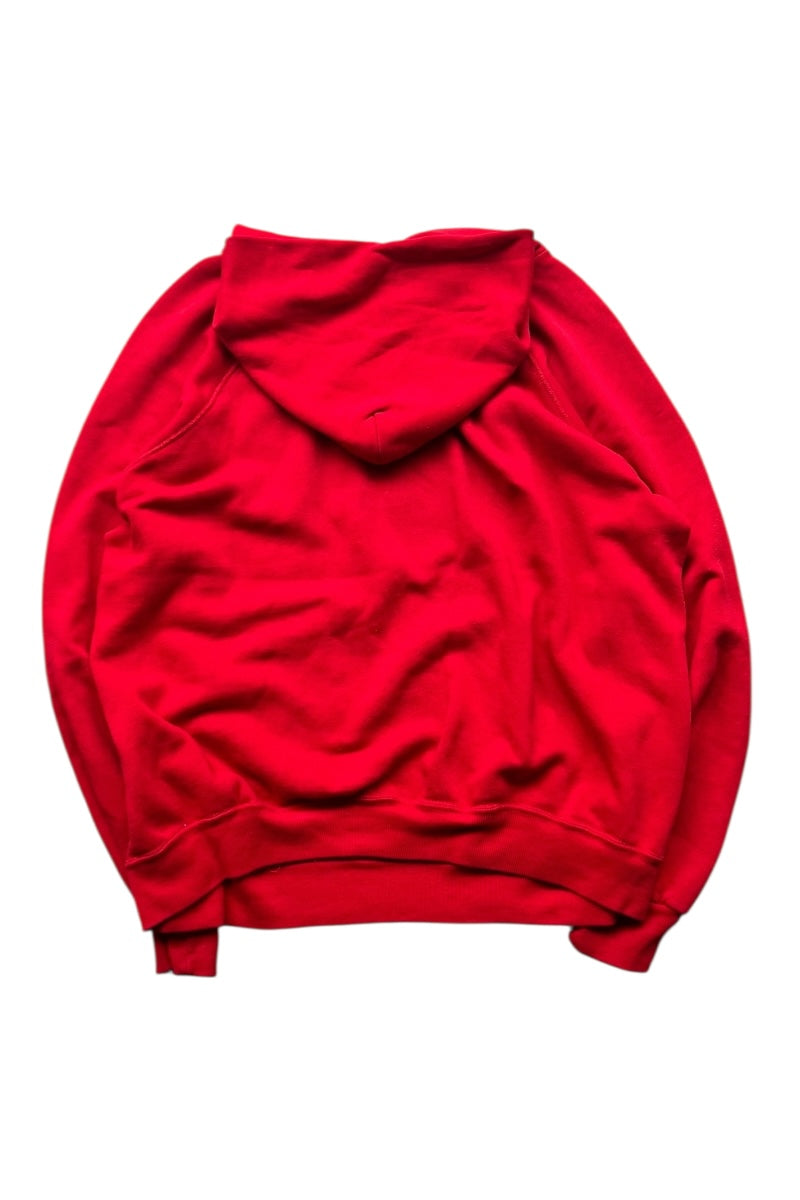MADE IN USA 90'S MTV HOODIE SWEATSHIRT / RED [SIZE: M USED]