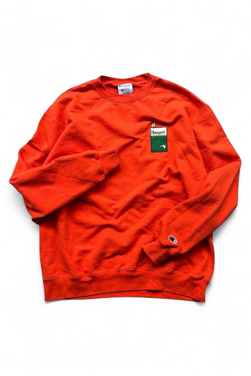 NEW PORT PARODY SWEATSHIRT / ORANGE [SIZE: L USED]