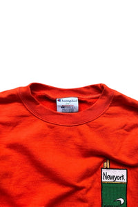 NEW PORT PARODY SWEATSHIRT / ORANGE [SIZE: L USED]