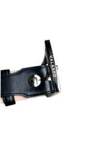 BELT SMOOTH LEATHER & BUCKLE / BLACK