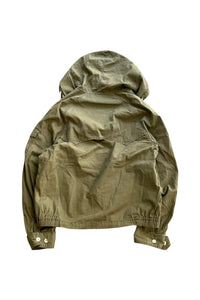 EXCLUSIVE OF DECORATION ZIP UP HOODIE JACKET 90'S 復刻 / KHAKI [SIZE: L USED]