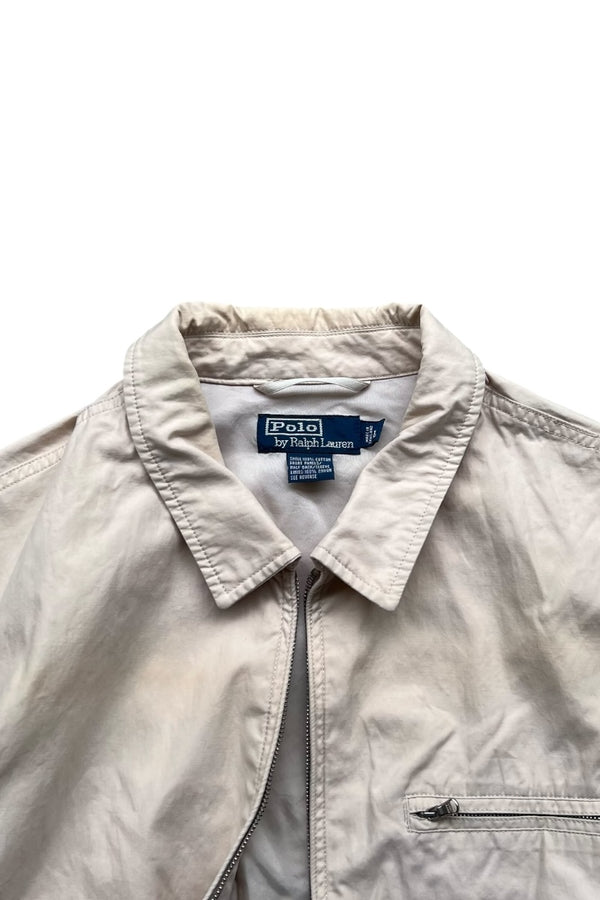 90'S ZIP JACKET / OFF WHITE [SIZE: L USED]