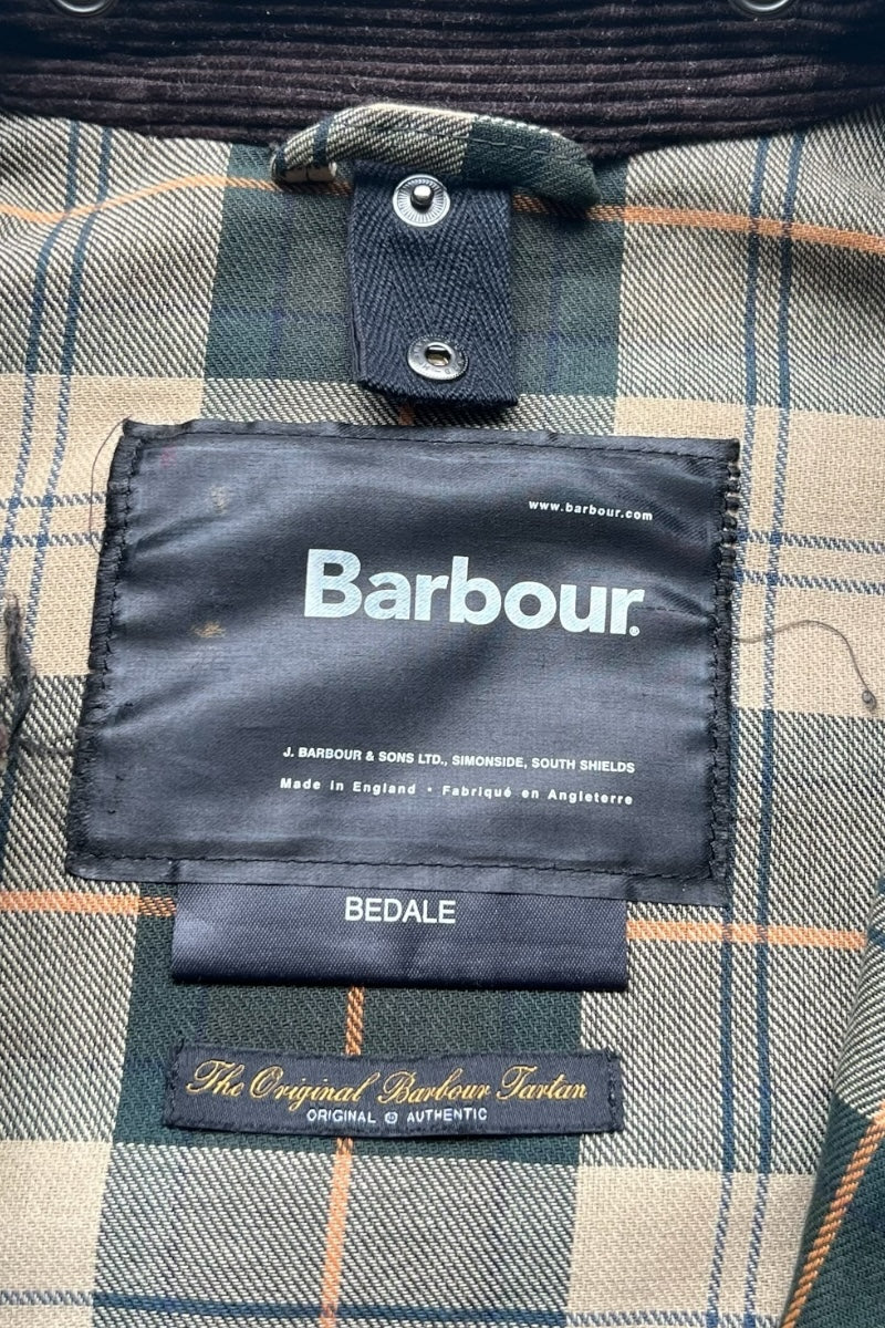MADE IN ENGLAND BEDALE WAX JACKET / OLIVE [SIZE: 40 USED]