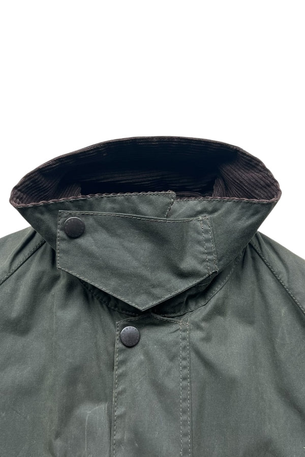 MADE IN ENGLAND BEDALE WAX JACKET / OLIVE [SIZE: 40 USED]