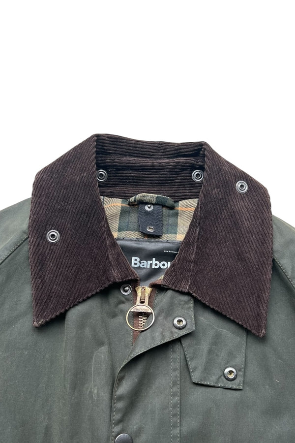 MADE IN ENGLAND BEDALE WAX JACKET / OLIVE [SIZE: 40 USED]
