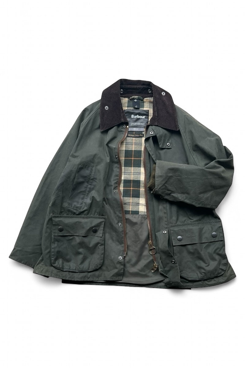 MADE IN ENGLAND BEDALE WAX JACKET / OLIVE [SIZE: 40 USED]