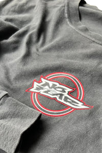 Y2K EARLY 00'S FLAME DRAGON L/S T-SHIRT / BLACK [SIZE: L USED]