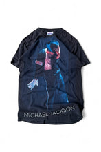 画像をギャラリービューアに読み込む, Y2K EARLY 00&#39;S MICHAEL JACKSON MUSIC T-SHIRT / BLACK [SIZE: M USED]
