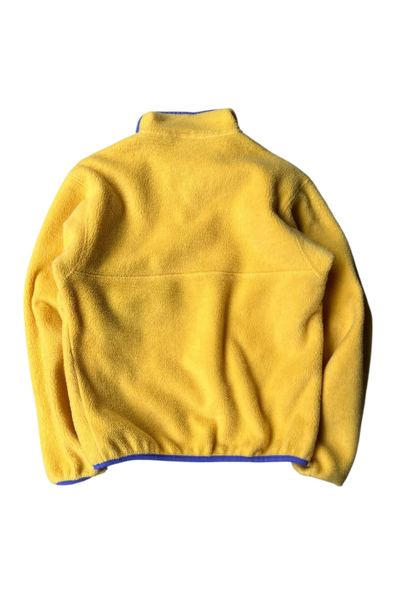 MADE IN USA 89'S F9 T-SNAP FLEECE JACKET / YELLOW [SIZE: S USED]