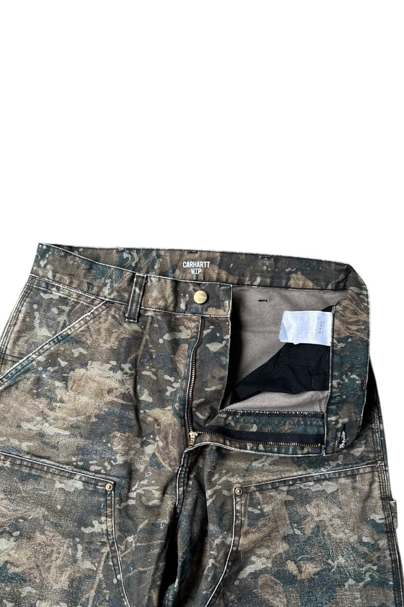 DOUBLE KNEE DUCK PANTS / CAMO [SIZE: 30 USED]