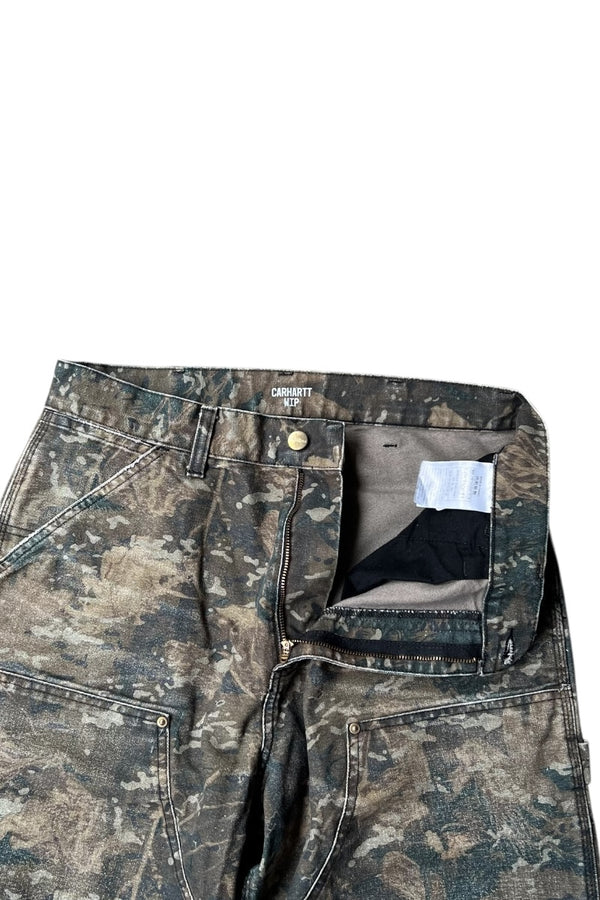 DOUBLE KNEE DUCK PANTS / CAMO [SIZE: 30 USED]