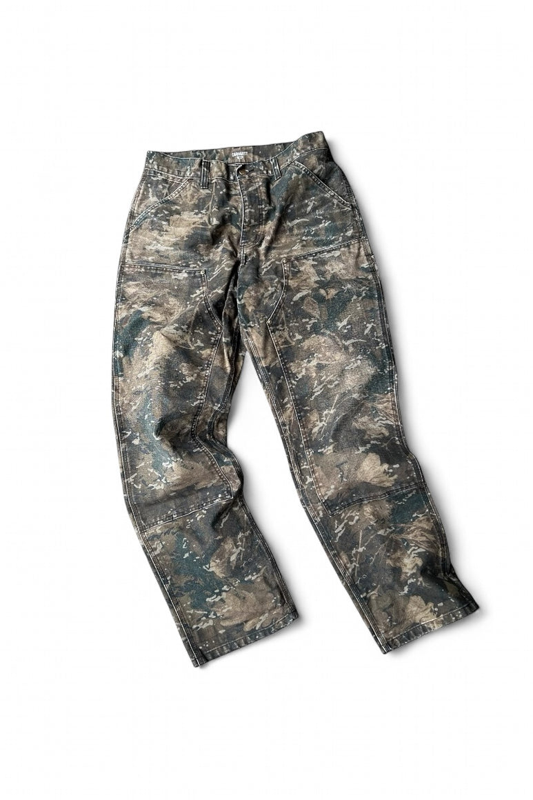 DOUBLE KNEE DUCK PANTS / CAMO [SIZE: 30 USED]