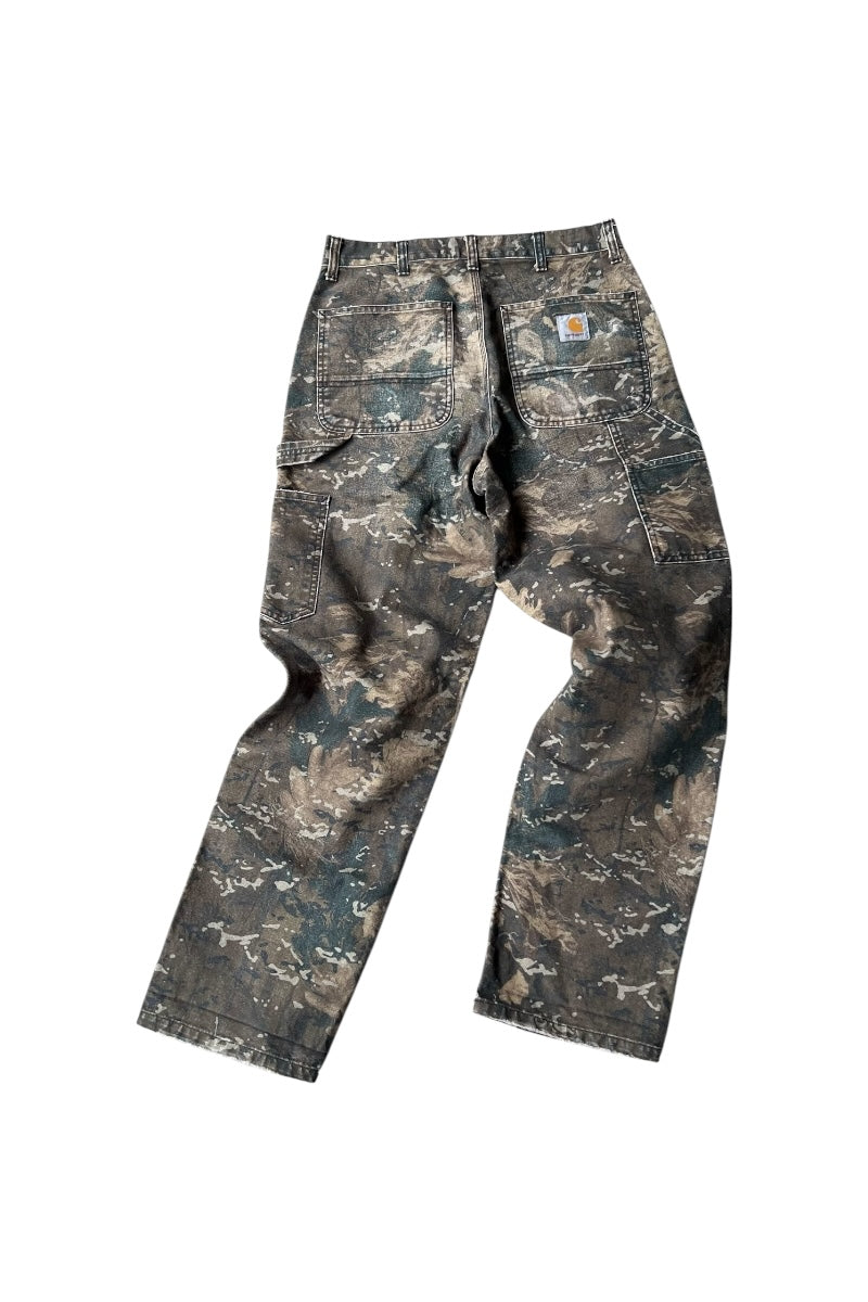 DOUBLE KNEE DUCK PANTS / CAMO [SIZE: 30 USED]