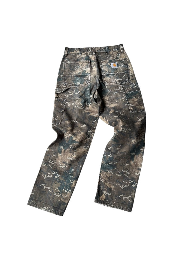 DOUBLE KNEE DUCK PANTS / CAMO [SIZE: 30 USED]