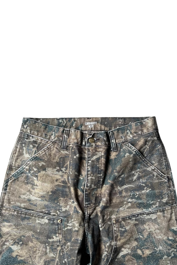 DOUBLE KNEE DUCK PANTS / CAMO [SIZE: 30 USED]