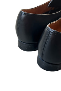 MADE IN ENGLAND 90'S LEATHER PLAIN TOE SHOES / BLACK [SIZE: 9.5 (28.5cm相当) USED]