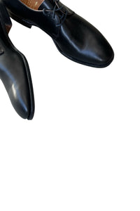 MADE IN ENGLAND 90'S LEATHER PLAIN TOE SHOES / BLACK [SIZE: 9.5 (28.5cm相当) USED]