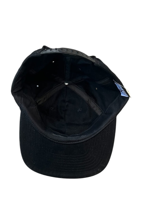 MADE IN USA 90'S 6 PANEL CAP / BLACK [SIZE: ONE SIZE DEADSTOCK/NOS]