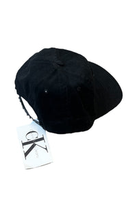 MADE IN USA 90'S 6 PANEL CAP / BLACK [SIZE: ONE SIZE DEADSTOCK/NOS]