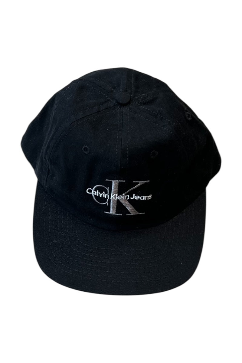 MADE IN USA 90'S 6 PANEL CAP / BLACK [SIZE: ONE SIZE DEADSTOCK/NOS]