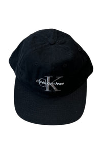 MADE IN USA 90'S 6 PANEL CAP / BLACK [SIZE: ONE SIZE DEADSTOCK/NOS]