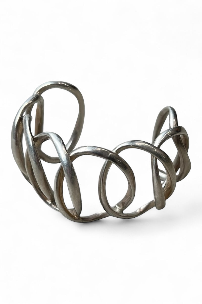 925 SILVER BANGLE / SILVER [SIZE: ONE SIZE, USED]