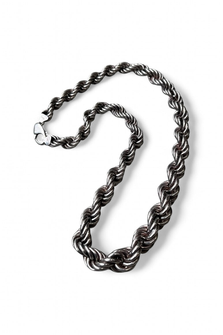 MADE IN ITALY 925 SILVER NECKLACE / SILVER [SIZE: ONE SIZE USED]