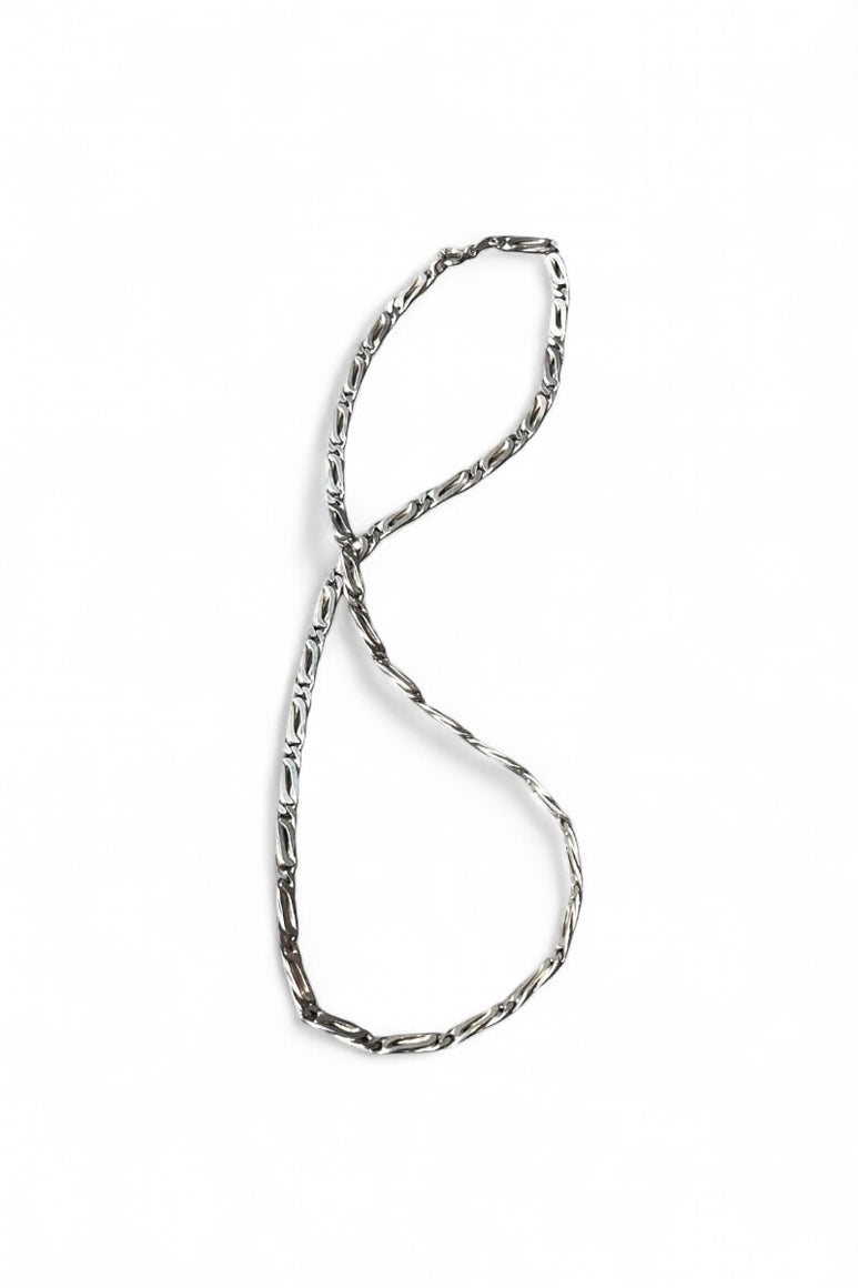 MADE IN ITALY 925 SILVER NECKLACE / SILVER [SIZE: ONE SIZE USED]