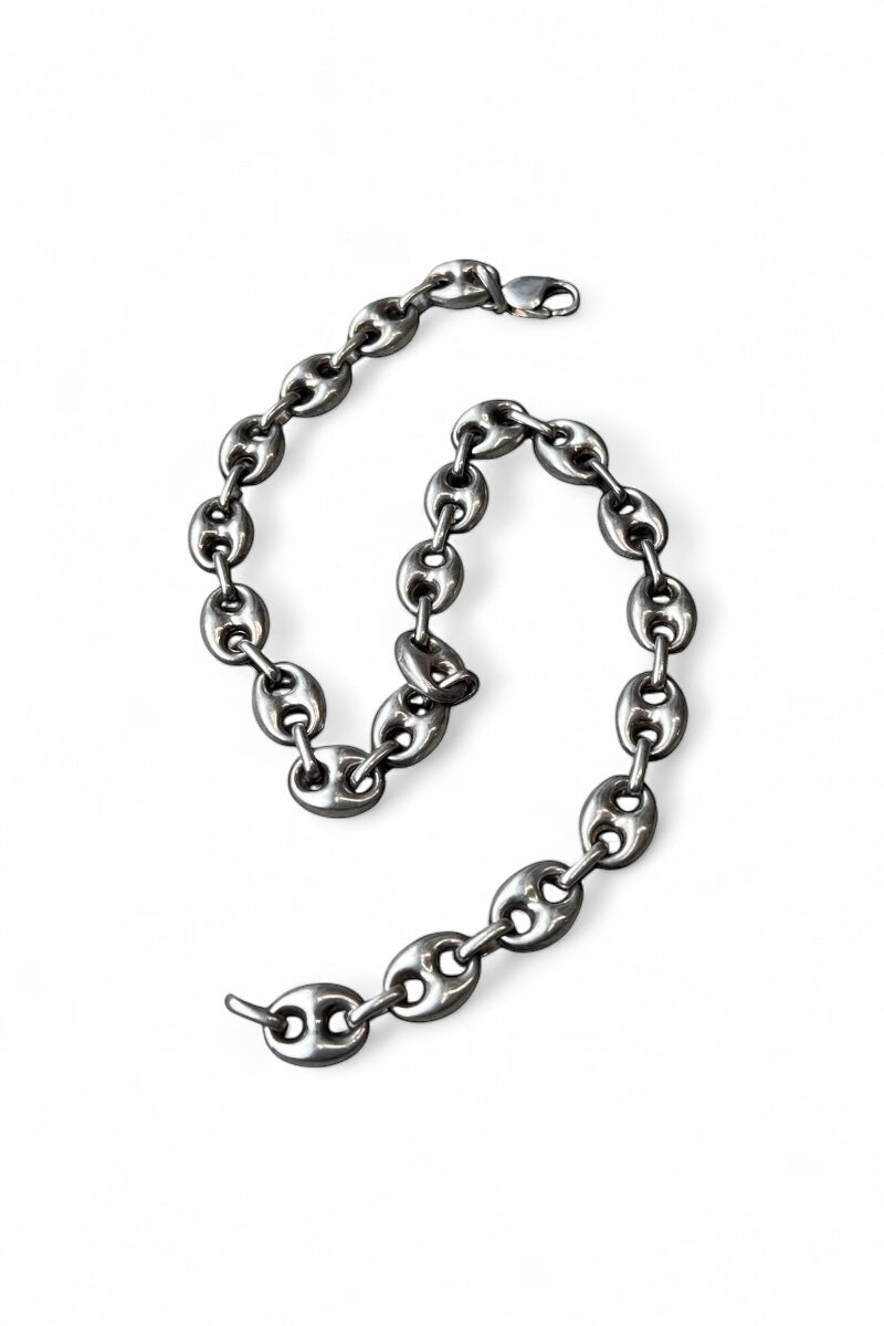 MADE IN ITALY 925 SILVER NECKLACE / SILVER [SIZE: ONE SIZE USED]