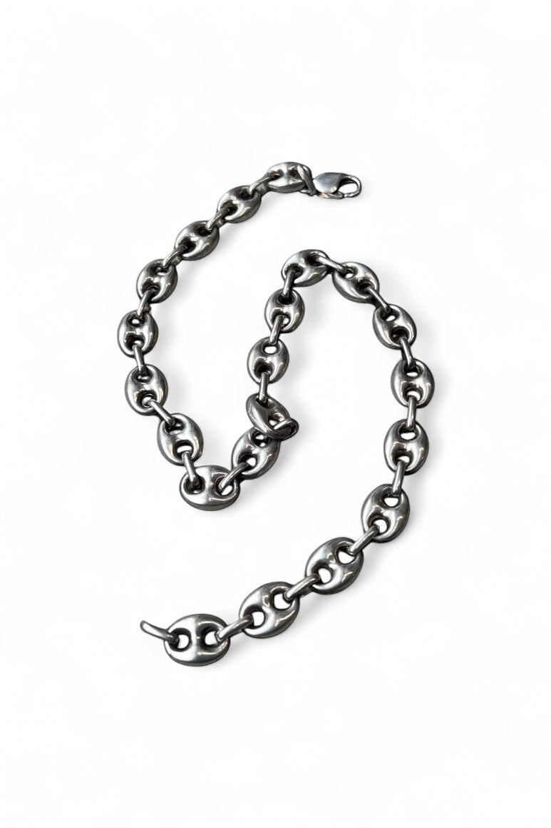 MADE IN ITALY 925 SILVER NECKLACE / SILVER [SIZE: ONE SIZE USED]