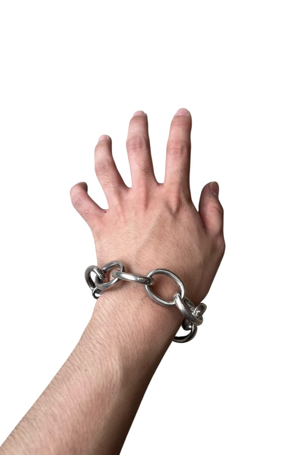 925 SILVER T-BAR BRACELET / SILVER [SIZE: ONE SIZE USED]