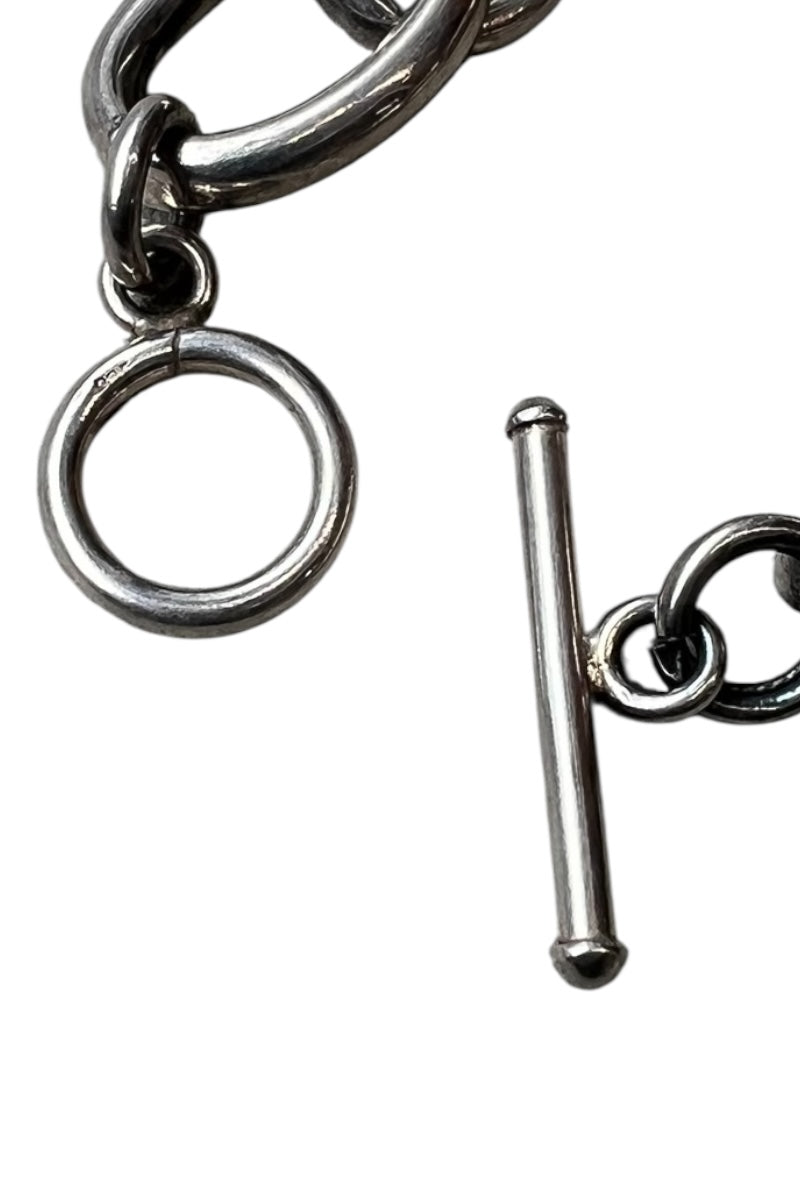 925 SILVER T-BAR BRACELET / SILVER [SIZE: ONE SIZE USED]