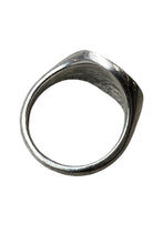 画像をギャラリービューアに読み込む, MADE IN ITALY 950 MIRROR SILVER SIGNET RING / SILVER  [SIZE: 11号 USED]
