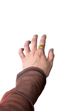 画像をギャラリービューアに読み込む, 925 SILVER RING W/TIGER EYE / SILVER  [SIZE: 16号 USED]
