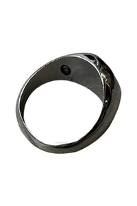 MADE IN MEXICO 925 SILVER SIGNET RING / SILVER  [SIZE: 23号 USED]