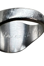 画像をギャラリービューアに読み込む, ARTCARVED 80&#39;S COLLAGE RING W/STONE / SILVER  [SIZE: 18号 USED]
