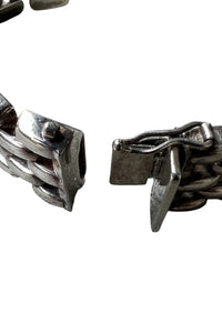 MADE IN ITALY 925 SILVER BRACELET / SILVER [SIZE: ONE SIZE USED]