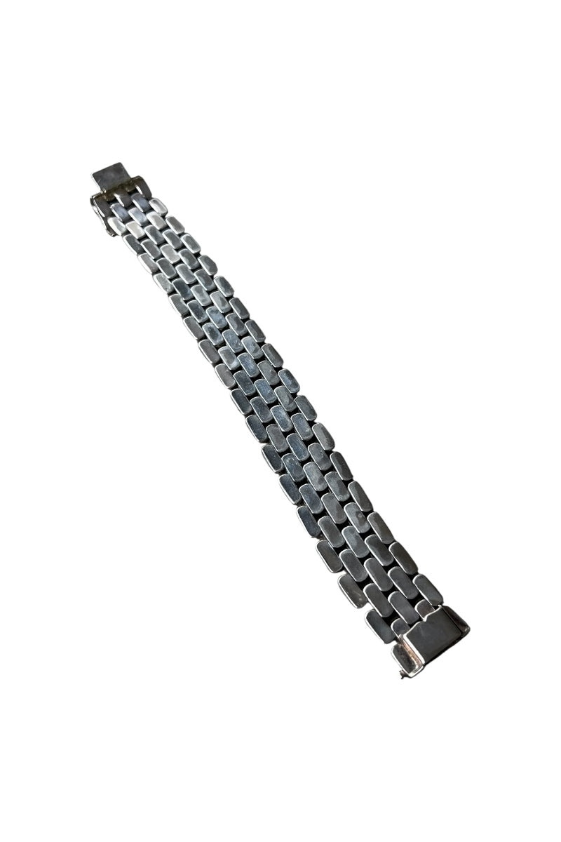 MADE IN ITALY 925 SILVER BRACELET / SILVER [SIZE: ONE SIZE USED]