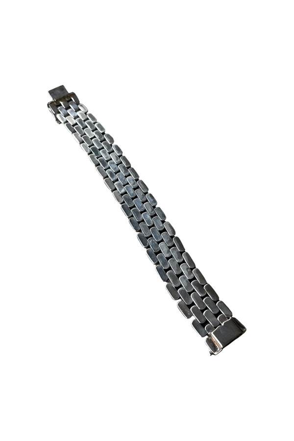 MADE IN ITALY 925 SILVER BRACELET / SILVER [SIZE: ONE SIZE USED]