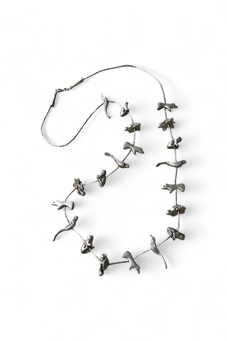 STERLING SILVER NECKLACE ANIMAL MOTIF / SILVER [SIZE: ONE SIZE USED]