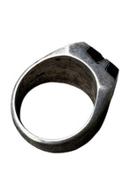 画像をギャラリービューアに読み込む, MADE IN MEXICO 925 SILVER RING W/ONYX / SILVER  [SIZE: 19号 USED]
