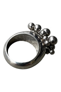 925 SILVER RING / SILVER  [SIZE: 19号 USED]